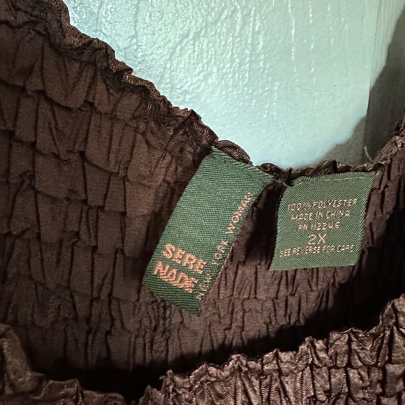 Brown sleeveless top - Picture 5 of 5